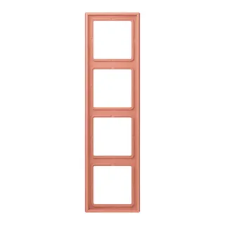 Jung Rahmen, 4-fach, LE CORBUSIER, l'ocre rouge moyen LC984233