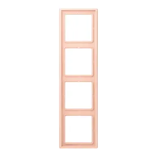 Jung Rahmen, 4-fach, LE CORBUSIER, l'ocre rouge clair LC984234