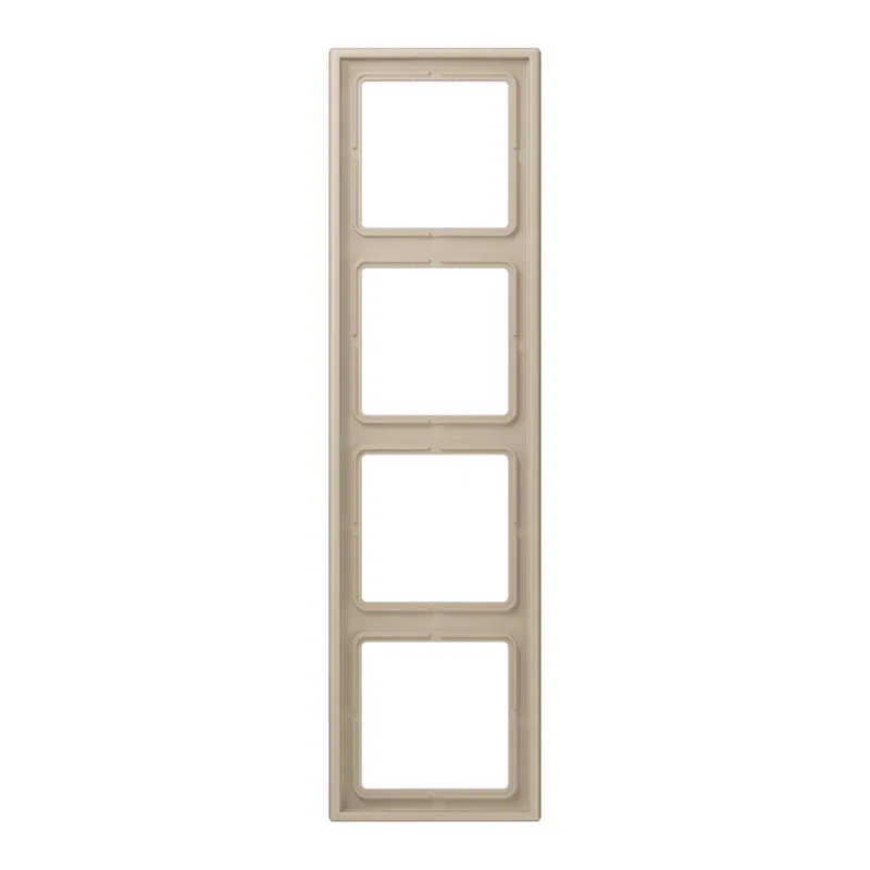 Jung Rahmen, 4-fach, LE CORBUSIER, ombre naturelle claire LC984243