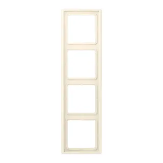 Jung Rahmen, 4-fach, LE CORBUSIER, blanc ivoire LC984245
