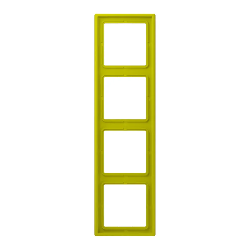 Jung Rahmen, 4-fach, LE CORBUSIER, vert olive vif LC984249
