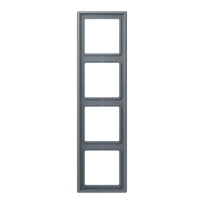 Jung Rahmen, 4-fach, LE CORBUSIER, gris 59 LC984251