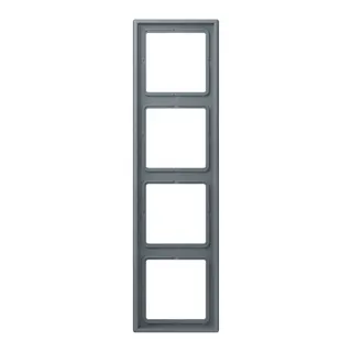 Jung Rahmen, 4-fach, LE CORBUSIER, gris 59 LC984251