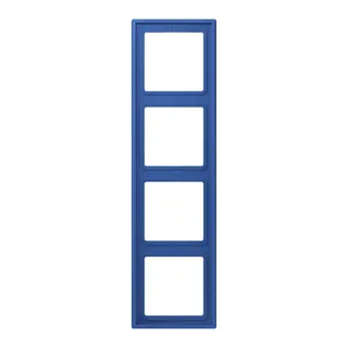 Jung Rahmen, 4-fach, LE CORBUSIER, bleu outremer 59 LC984253