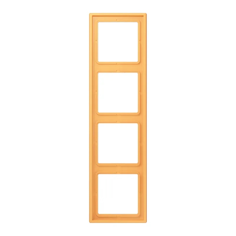 Jung Rahmen, 4-fach, LE CORBUSIER, ocre jaune clair LC984254