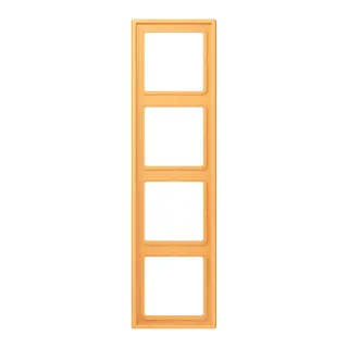 Jung Rahmen, 4-fach, LE CORBUSIER, ocre jaune clair LC984254