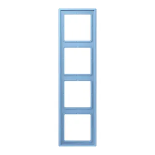 Jung Rahmen, 4-fach, LE CORBUSIER, bleu céruléen 59 LC984256