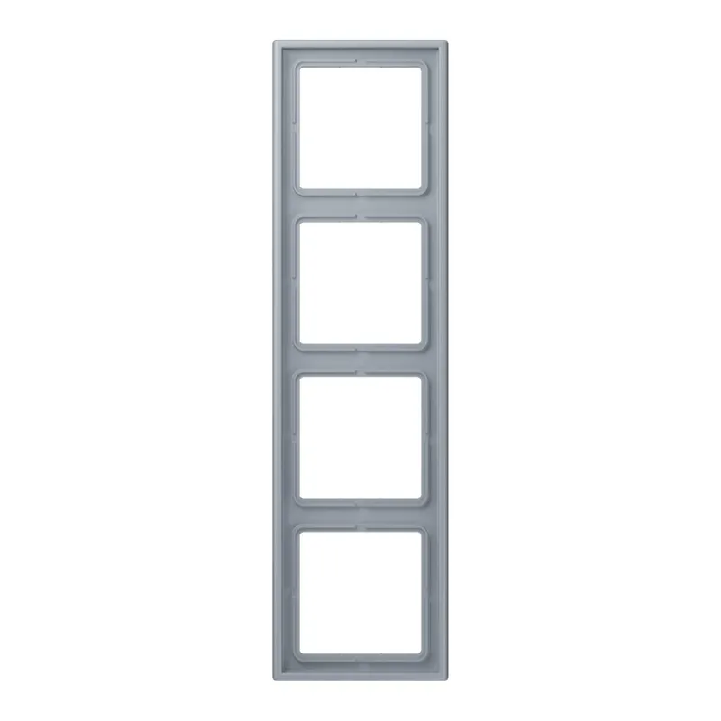 Jung Rahmen, 4-fach, LE CORBUSIER, gris clair 59 LC984257