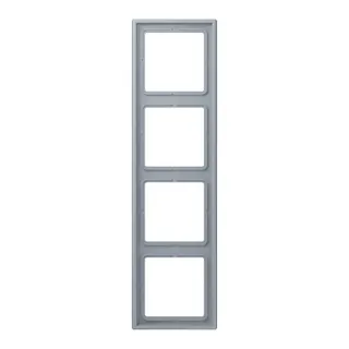 Jung Rahmen, 4-fach, LE CORBUSIER, gris clair 59 LC984257