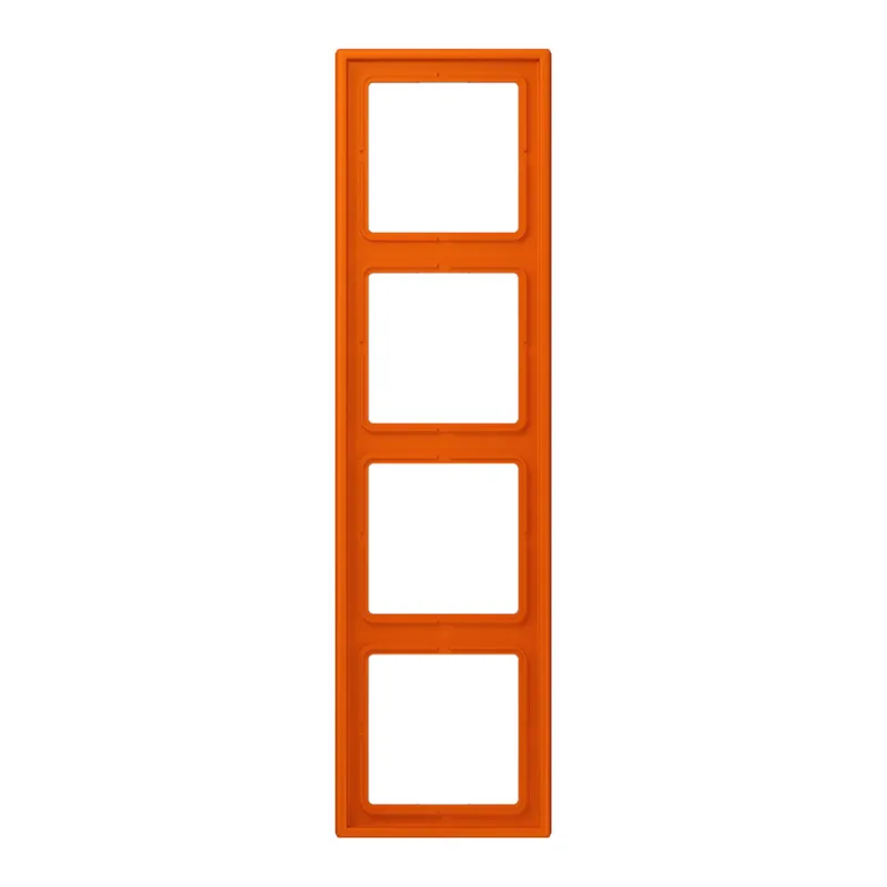 Jung Rahmen, 4-fach, LE CORBUSIER, orange vif LC984260