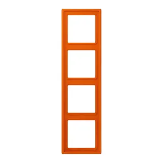 Jung Rahmen, 4-fach, LE CORBUSIER, orange vif LC984260