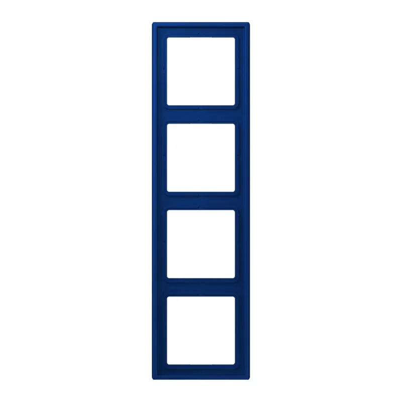 Jung Rahmen, 4-fach, LE CORBUSIER, bleu outremer foncé LC984261