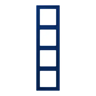 Jung Rahmen, 4-fach, LE CORBUSIER, bleu outremer foncé LC984261