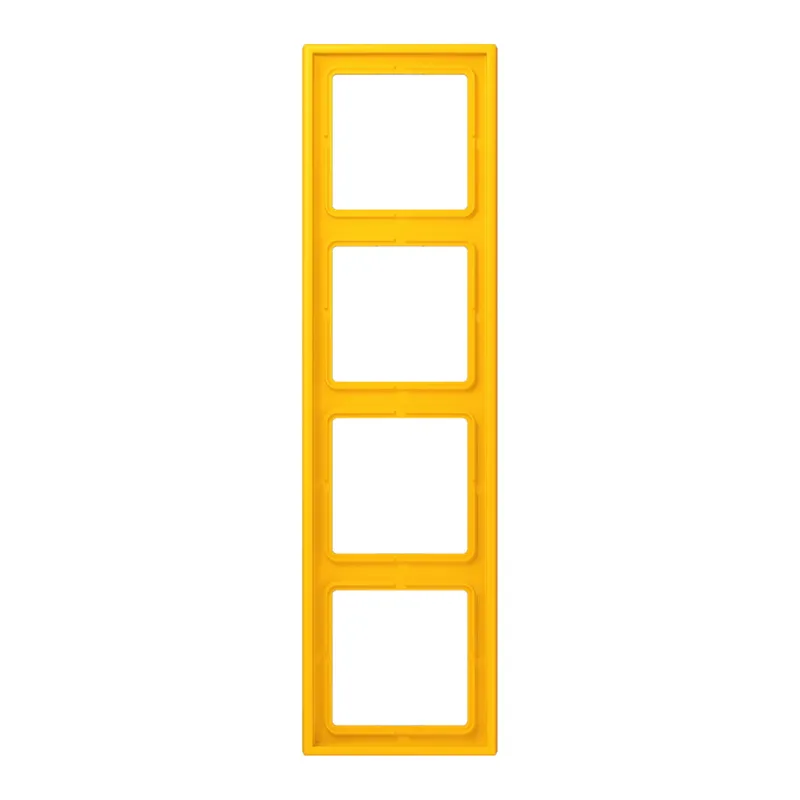 Jung Rahmen, 4-fach, LE CORBUSIER, le jaune vif LC984263