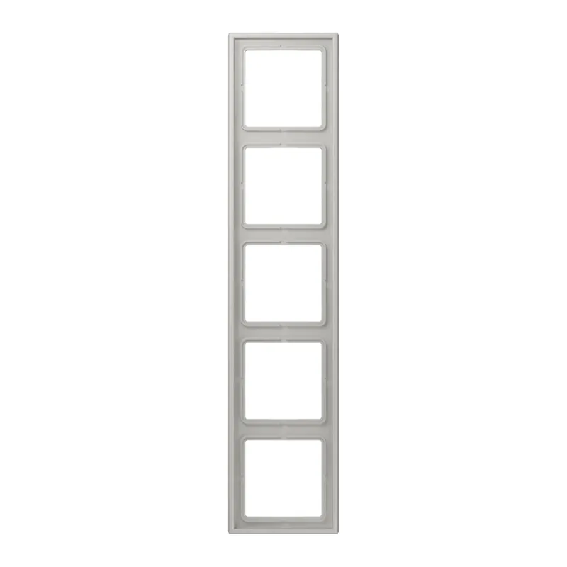 Jung Rahmen, 5-fach, LE CORBUSIER, gris clair 31 LC985205