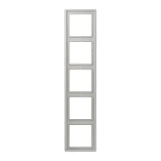 Jung Rahmen, 5-fach, LE CORBUSIER, gris clair 31 LC985205