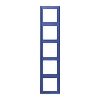 Jung Rahmen, 5-fach, LE CORBUSIER, bleu outremer 31 LC985206