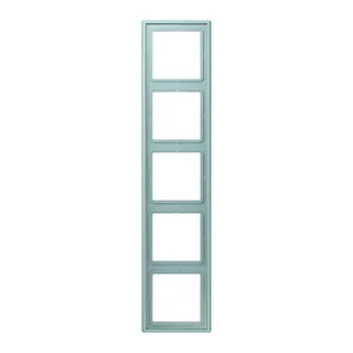 Jung Rahmen, 5-fach, LE CORBUSIER, céruléen clair LC985214