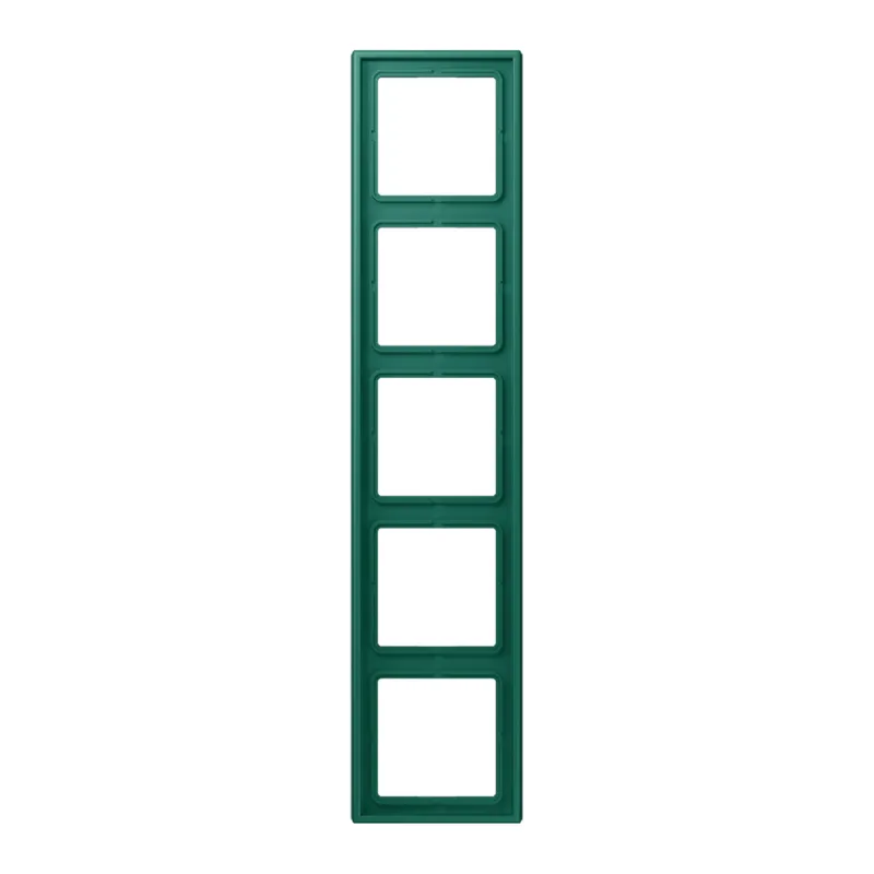 Jung Rahmen, 5-fach, LE CORBUSIER, vert anglais LC985216