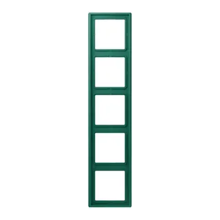 Jung Rahmen, 5-fach, LE CORBUSIER, vert anglais LC985216