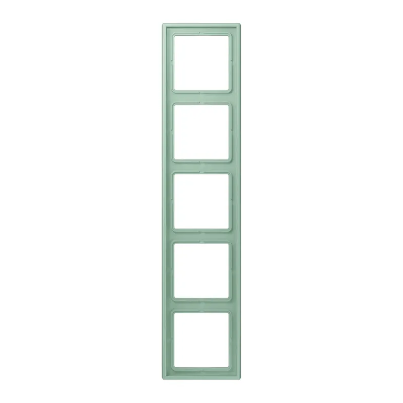 Jung Rahmen, 5-fach, LE CORBUSIER, vert anglais clair LC985217