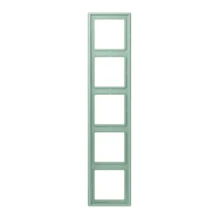 Jung Rahmen, 5-fach, LE CORBUSIER, vert anglais clair LC985217