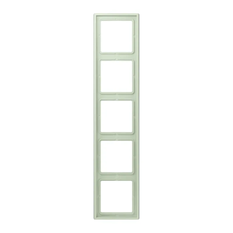 Jung Rahmen, 5-fach, LE CORBUSIER, vert anglâis pale LC985218