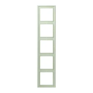 Jung Rahmen, 5-fach, LE CORBUSIER, vert anglâis pale LC985218