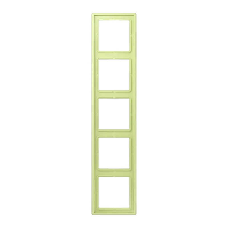 Jung Rahmen, 5-fach, LE CORBUSIER, vert jaune clair LC985222