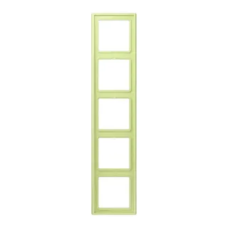 Jung Rahmen, 5-fach, LE CORBUSIER, vert jaune clair LC985222