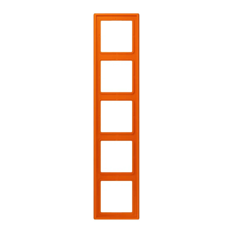 Jung Rahmen, 5-fach, LE CORBUSIER, orange LC985224