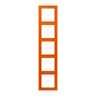 Jung Rahmen, 5-fach, LE CORBUSIER, orange LC985224