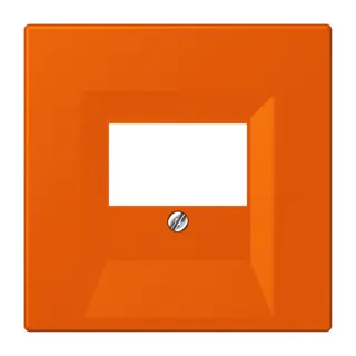 Jung Abdeckung für TAE-Anschlussdosen, Thermoplast lackiert, Serie LS, orange vif LC969T260