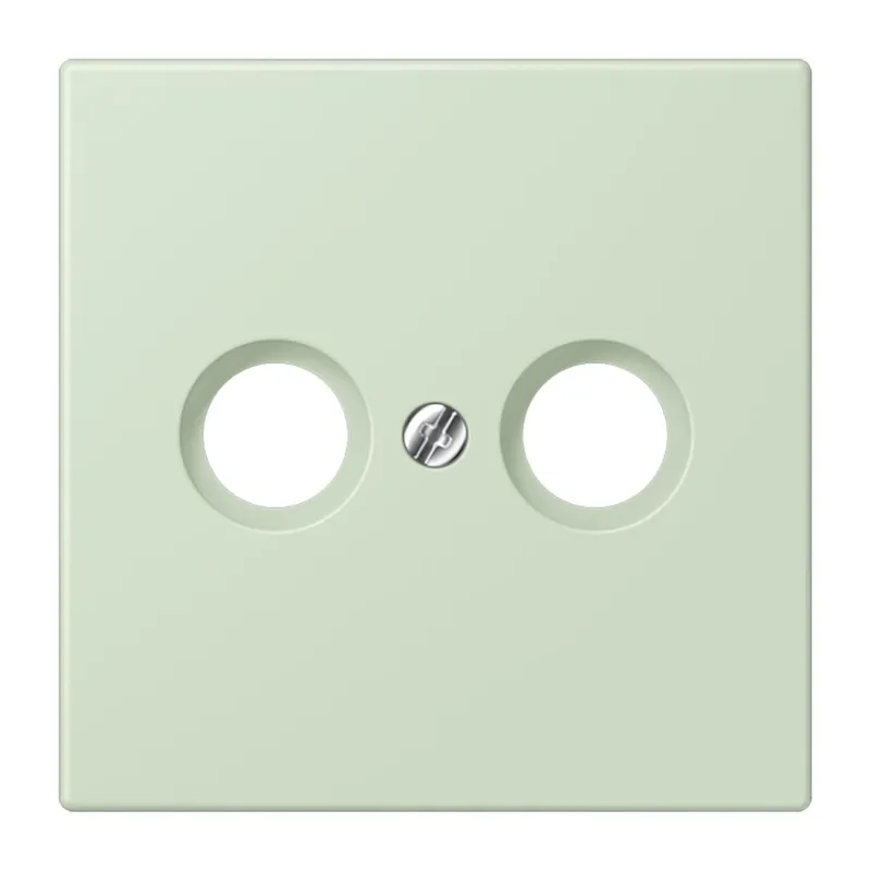 Jung Abdeckung für Antennendosen, Thermoplast lackiert, Serie LS, vert anglâis pale LC990TV218