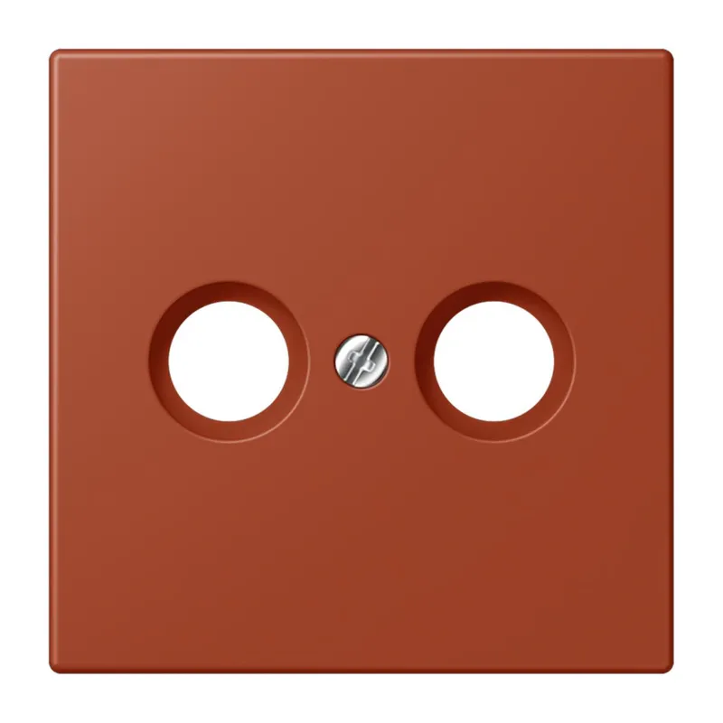 Jung Abdeckung für Antennendosen, Thermoplast lackiert, Serie LS, l'ocre rouge LC990TV232