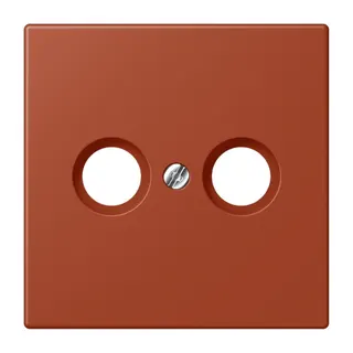 Jung Abdeckung für Antennendosen, Thermoplast lackiert, Serie LS, l'ocre rouge LC990TV232