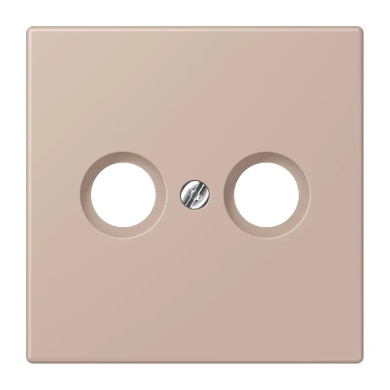 Jung Abdeckung für Antennendosen, Thermoplast lackiert, Serie LS, ombre br?lée claire LC990TV240