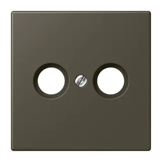Jung Abdeckung für Antennendosen, Thermoplast lackiert, Serie LS, ombre naturelle 31 LC990TV241