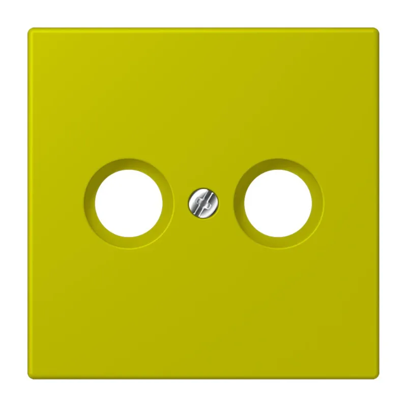 Jung Abdeckung für Antennendosen, Thermoplast lackiert, Serie LS, vert olive vif LC990TV249