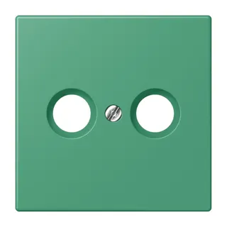 Jung Abdeckung für Antennendosen, Thermoplast lackiert, Serie LS, vert 59 LC990TV250