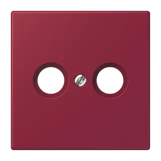 Jung Abdeckung für Antennendosen, Thermoplast lackiert, Serie LS, le rubis LC990TV255