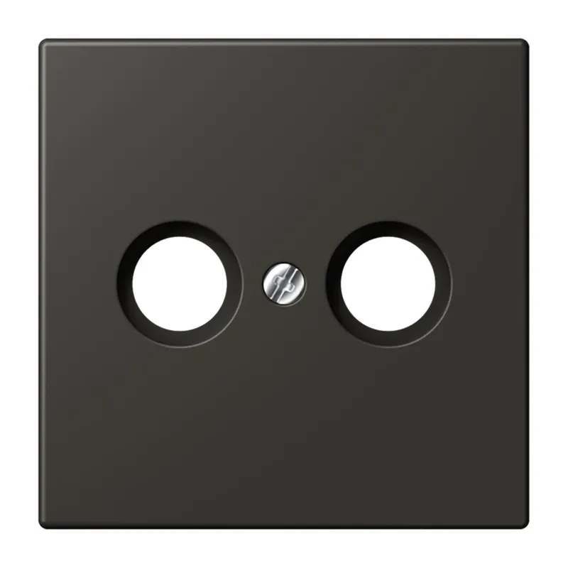 Jung Abdeckung für Antennendosen, Thermoplast lackiert, Serie LS, ombre naturelle 59 LC990TV259