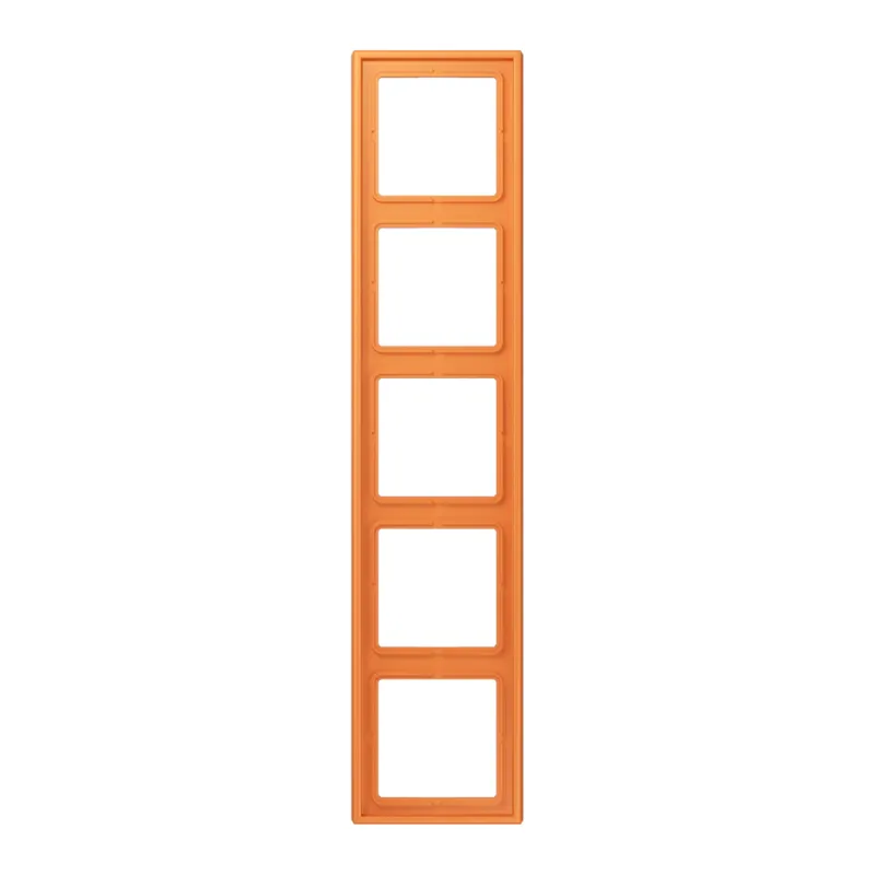 Jung Rahmen, 5-fach, LE CORBUSIER, orange clair LC985225