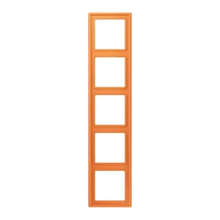 Jung Rahmen, 5-fach, LE CORBUSIER, orange clair LC985225