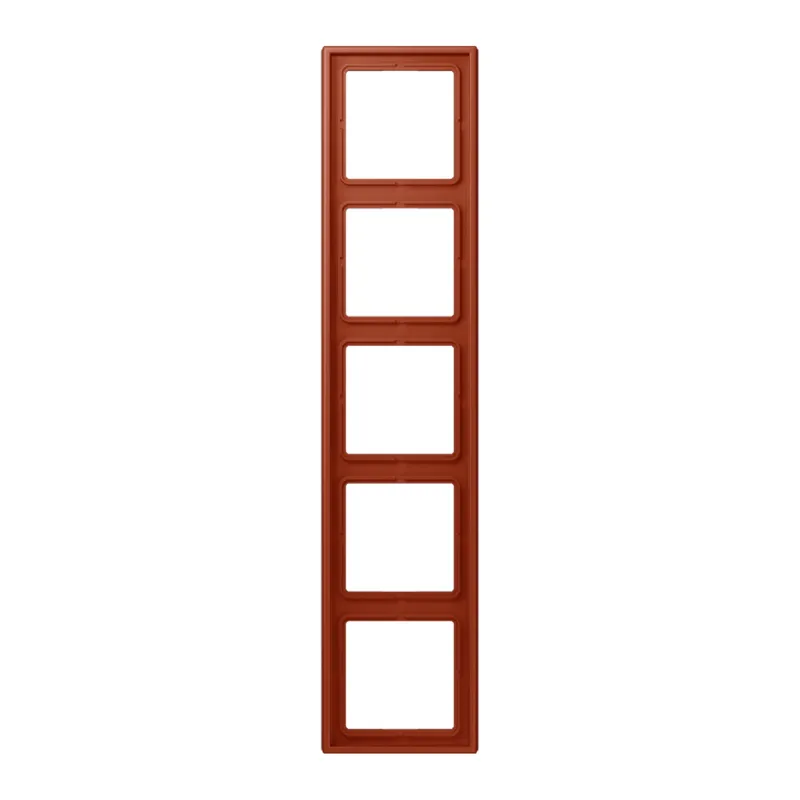 Jung Rahmen, 5-fach, LE CORBUSIER, l'ocre rouge LC985232