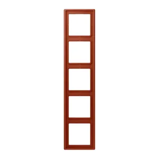 Jung Rahmen, 5-fach, LE CORBUSIER, l'ocre rouge LC985232