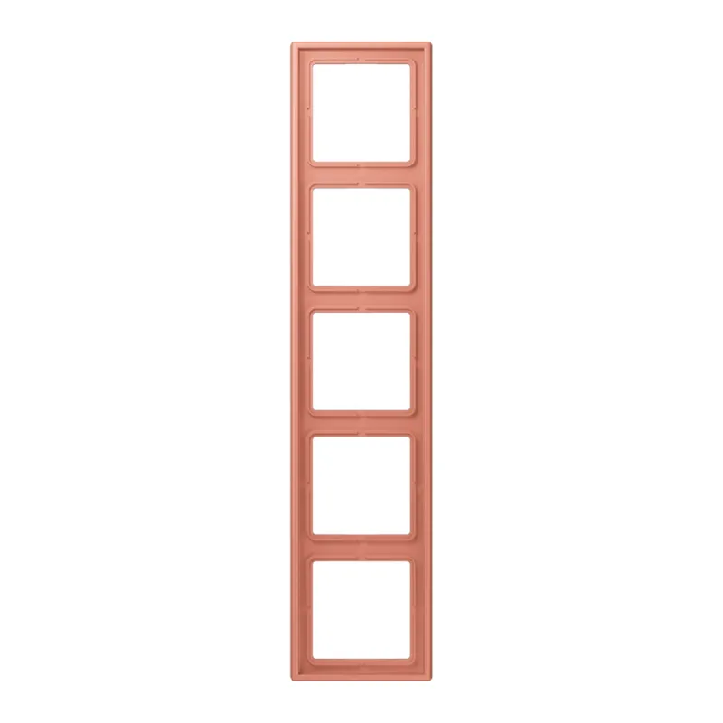 Jung Rahmen, 5-fach, LE CORBUSIER, l'ocre rouge moyen LC985233