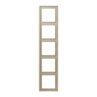 Jung Rahmen, 5-fach, LE CORBUSIER, ombre naturelle claire LC985243