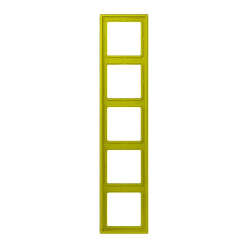 Jung Rahmen, 5-fach, LE CORBUSIER, vert olive vif LC985249