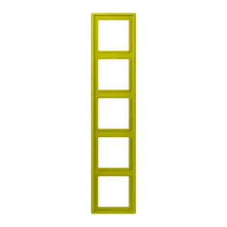 Jung Rahmen, 5-fach, LE CORBUSIER, vert olive vif LC985249